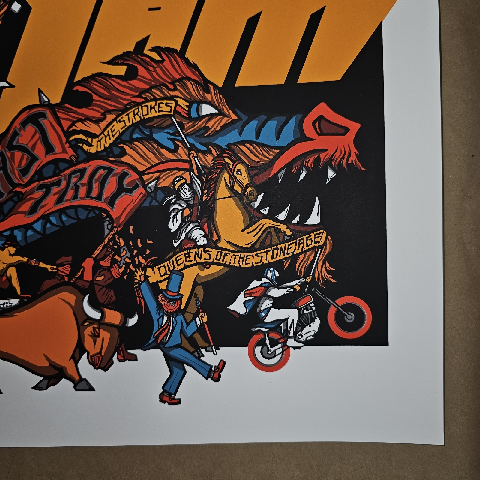 PJ20 Pearl Jam Brad Klausen Alpine Valley East Troy WI Poster Silkscreen Print