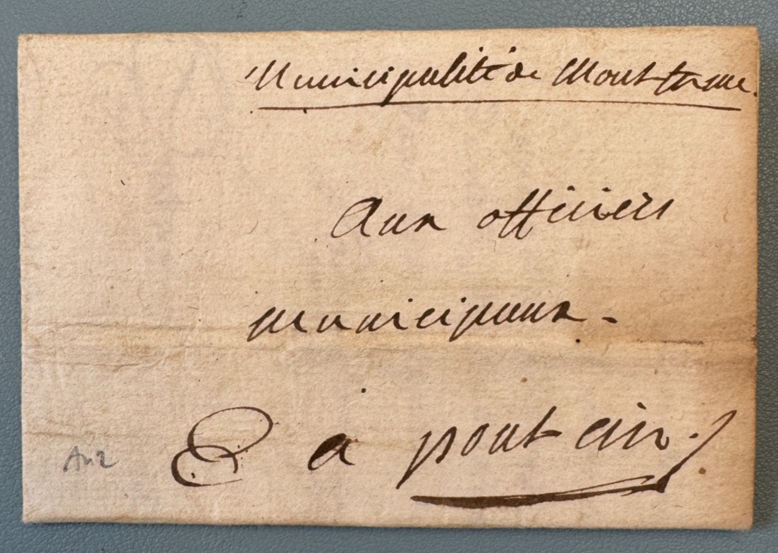 Lettre Revolution 11 Thermidor An II Montferme Pont d’Ain Chevaux 1794