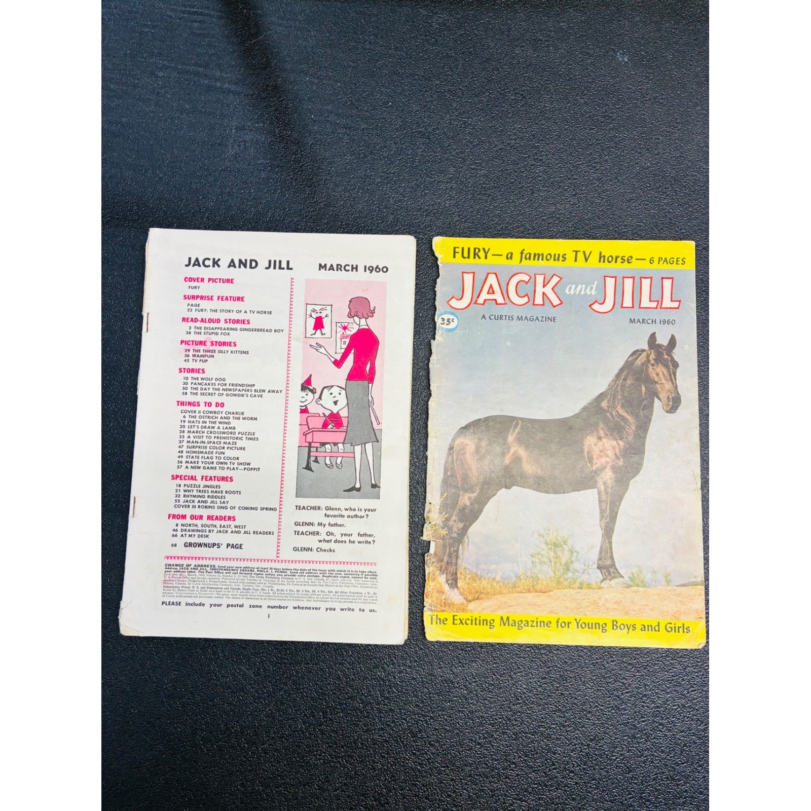 Jack and Jill Magazine Lot 1960-1970 Disney TV Roy Rogers Mr Ed Halloween Xmas