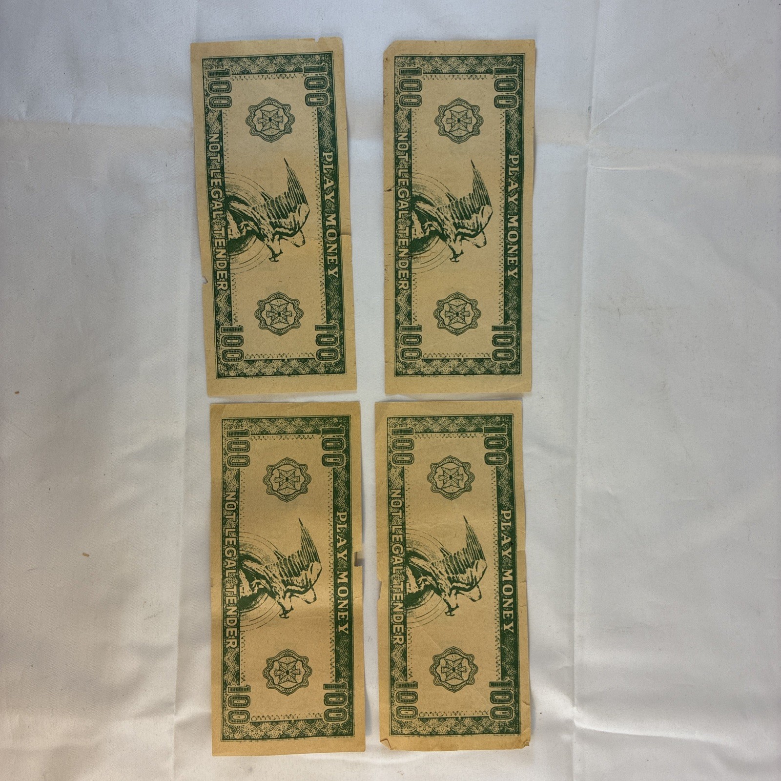 Vintage Old Play Paper Money 21 Bills – 1s, 5s, 10s, 100s And One $1000
