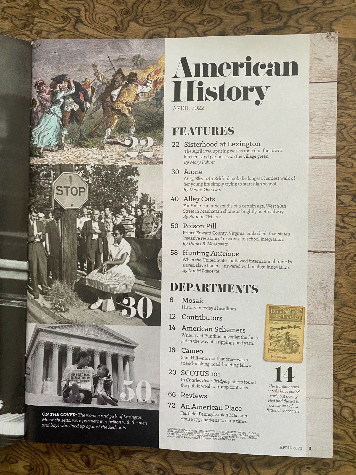 American History Magazine April 2022 American Revolution Clinton Little Rock