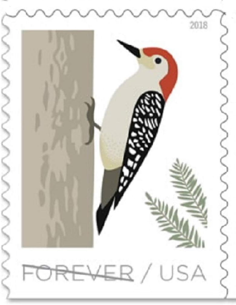 100 stamps Birds in Winter USPS Forever Self Adhesive Booklets Mint Postage
