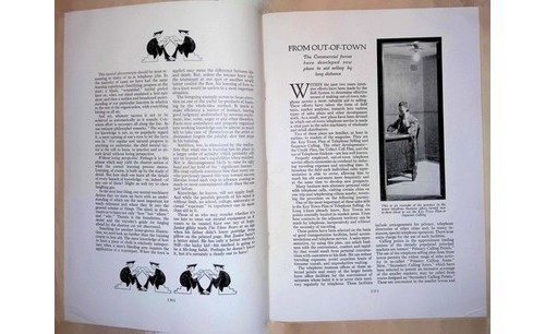 AT & T Long Lines Employee Magazine Bell System Telecom Feb 1930 AT&T Corp.