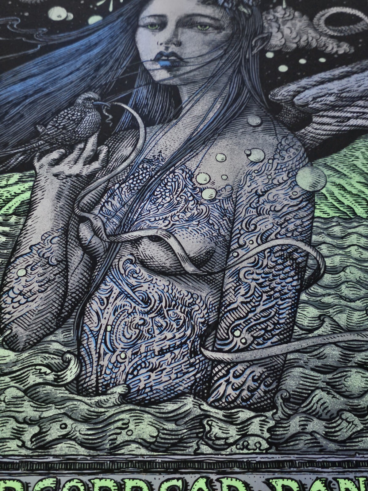 FOIL Variant Widespread Panic David Welker Wantagh New York Signed Poster Print
