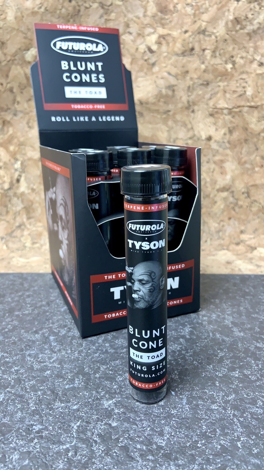 Futurola x Tyson 2.0 x Futurola Pre-Roll Wrap Cones | The Toad – 1 Tube x 1 Cone
