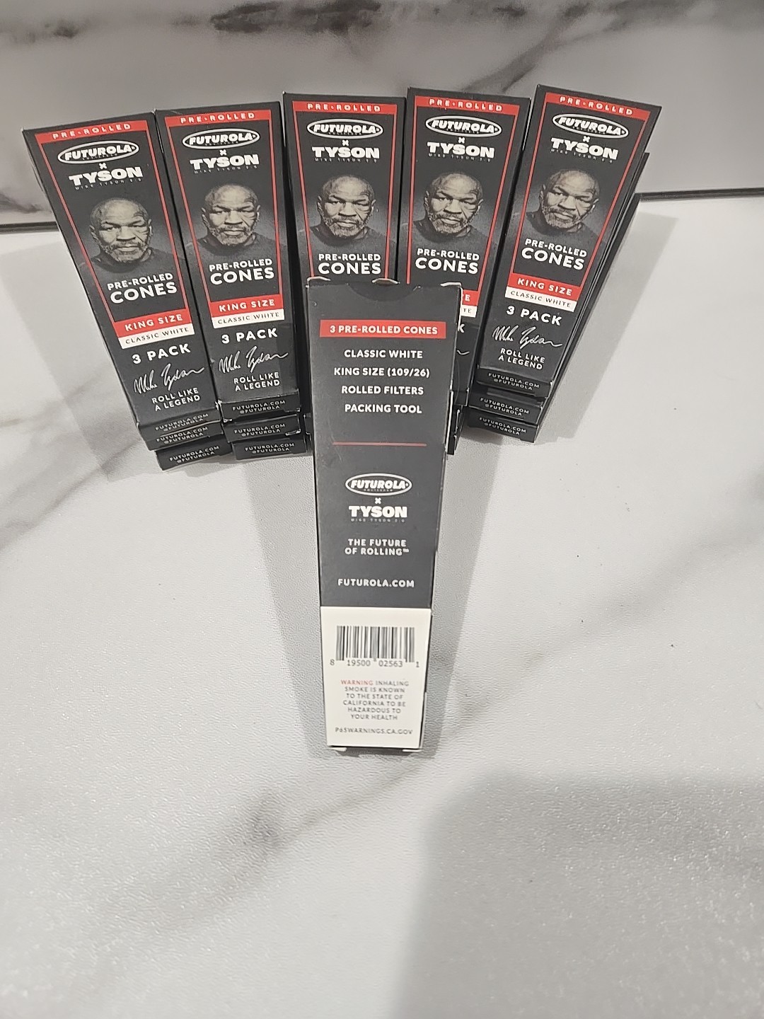FUTUROLA X TYSON PRE-ROLLED CONES 3-PACK | Lot of 3