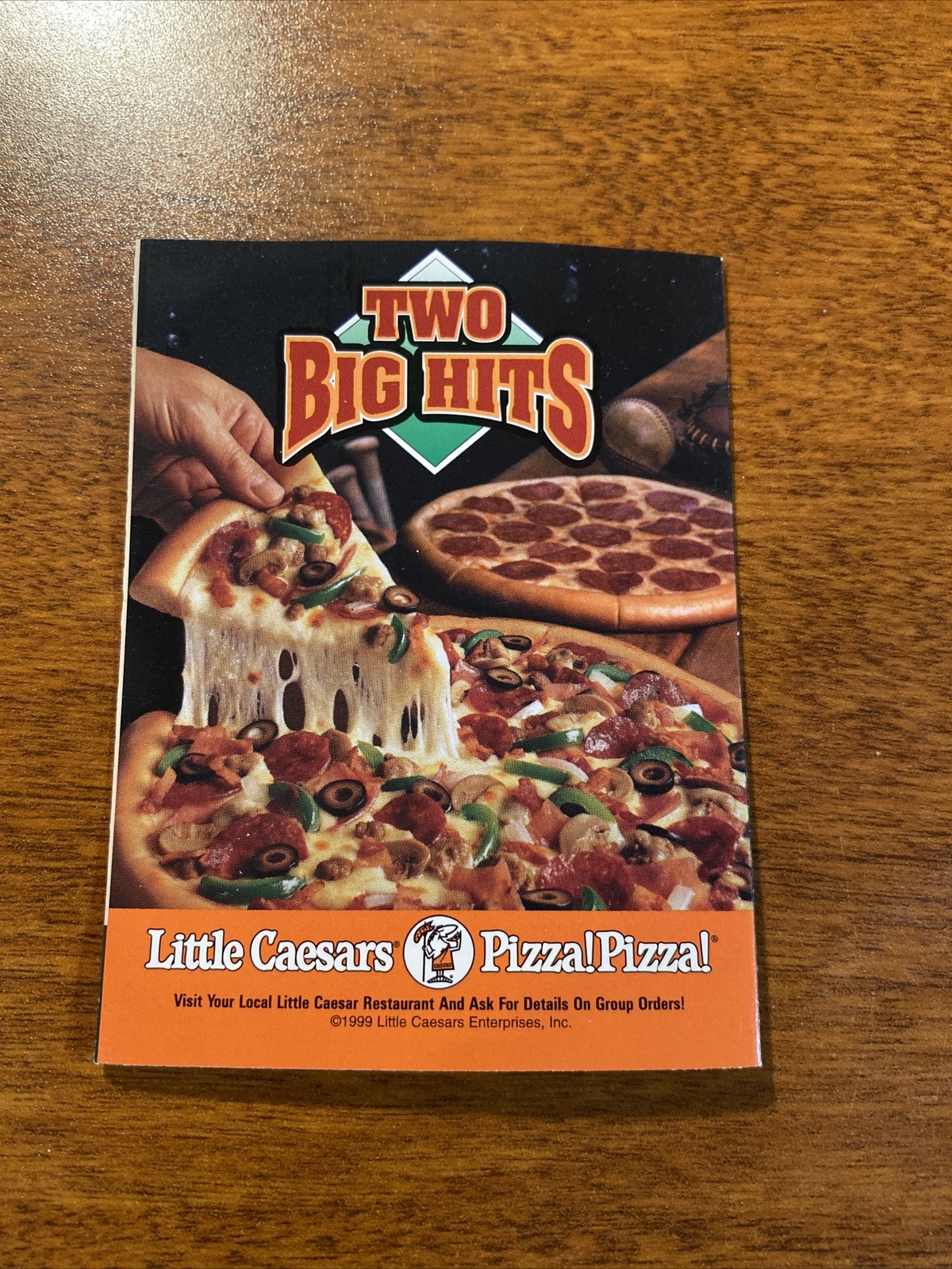 Little Caesars Back – 2000 Detroit Tigers Schedule – First Season Comerica Park