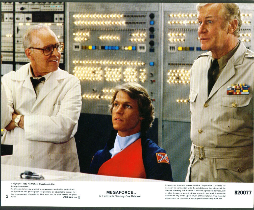 Michael Beck Edward Mulhare in Megaforce 8×10 1982