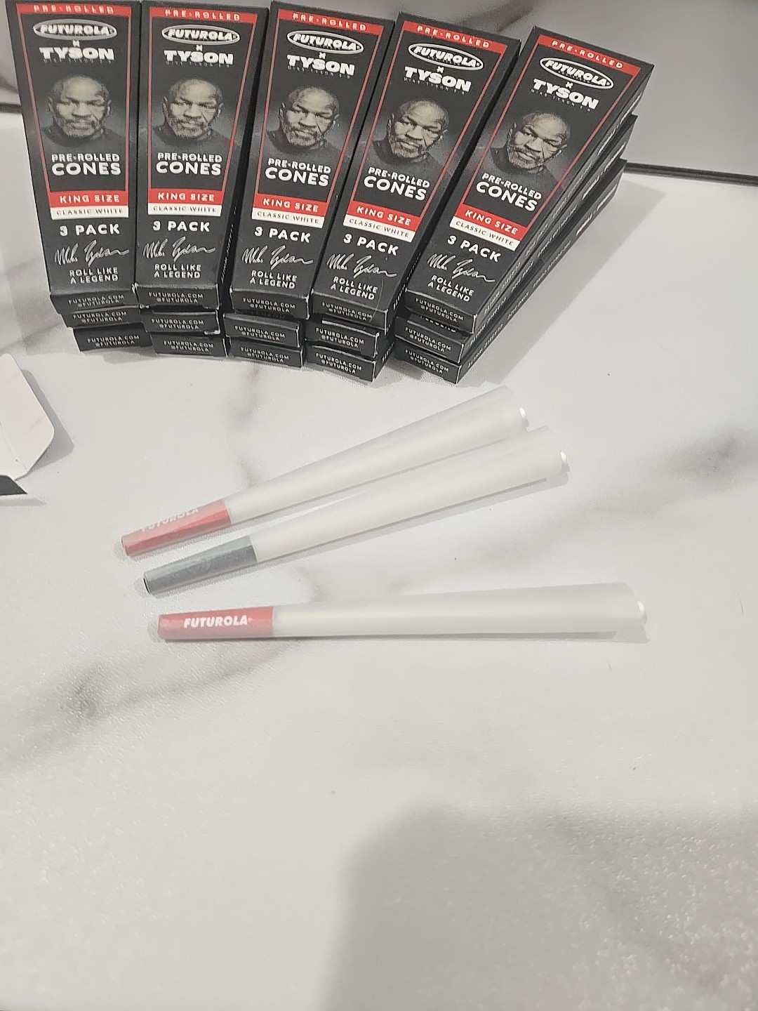 FUTUROLA X TYSON PRE-ROLLED CONES 3-PACK | Lot of 3