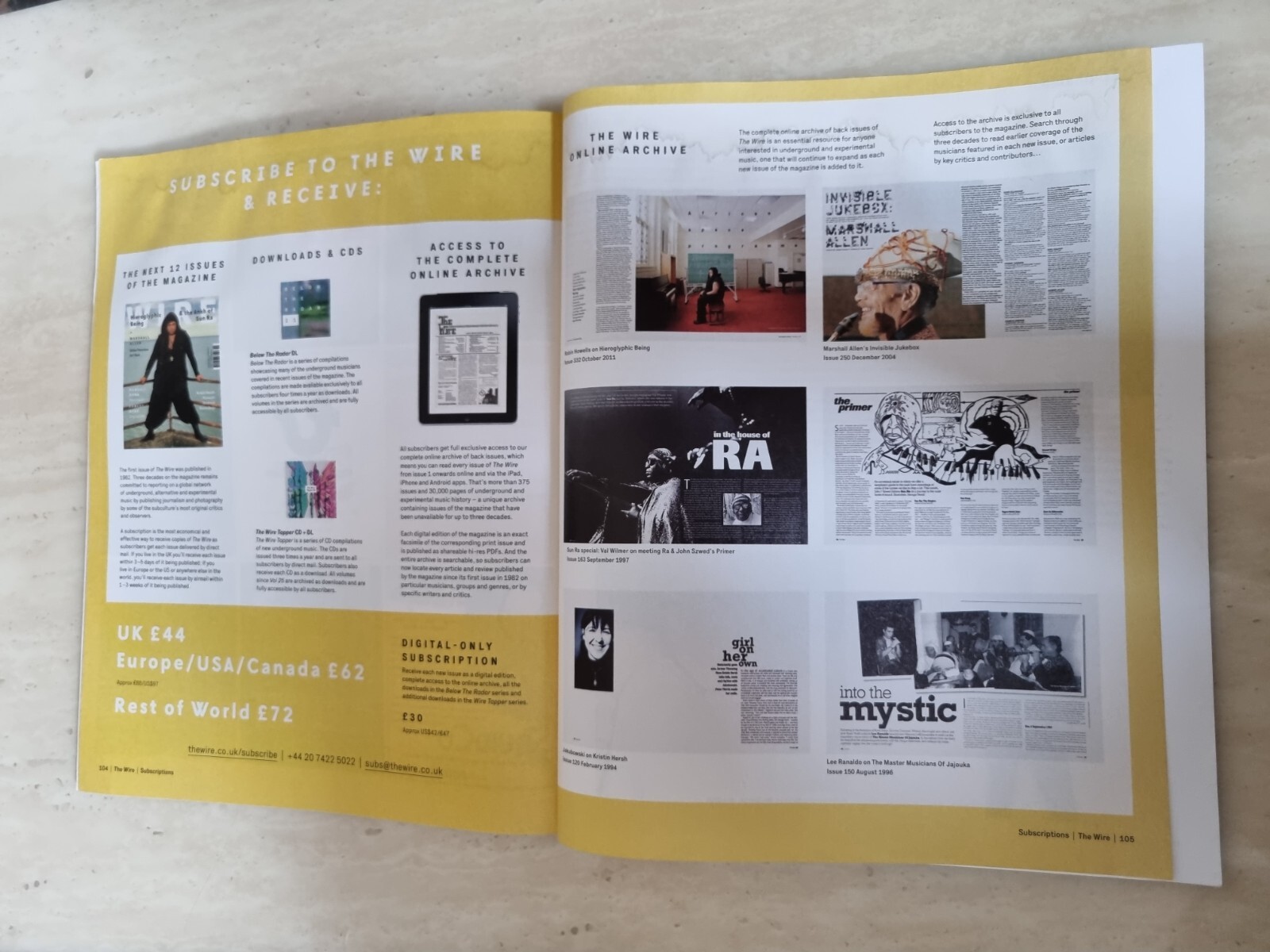 The Wire Magazine Issue 380 October 2015 Hieroglyphic Being & The Ankh of Sun Ra