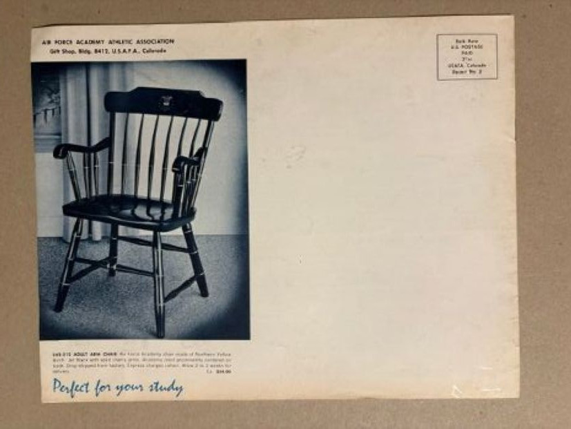 AFA Air Force Academy Athletic Association Gift & Souvenir 1950’s catalog – RARE