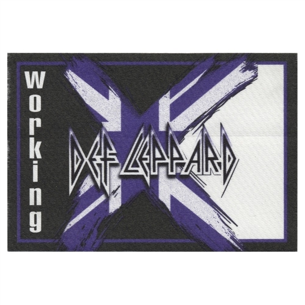Def Leppard 2002 X concert tour Working Crew Backstage Pass