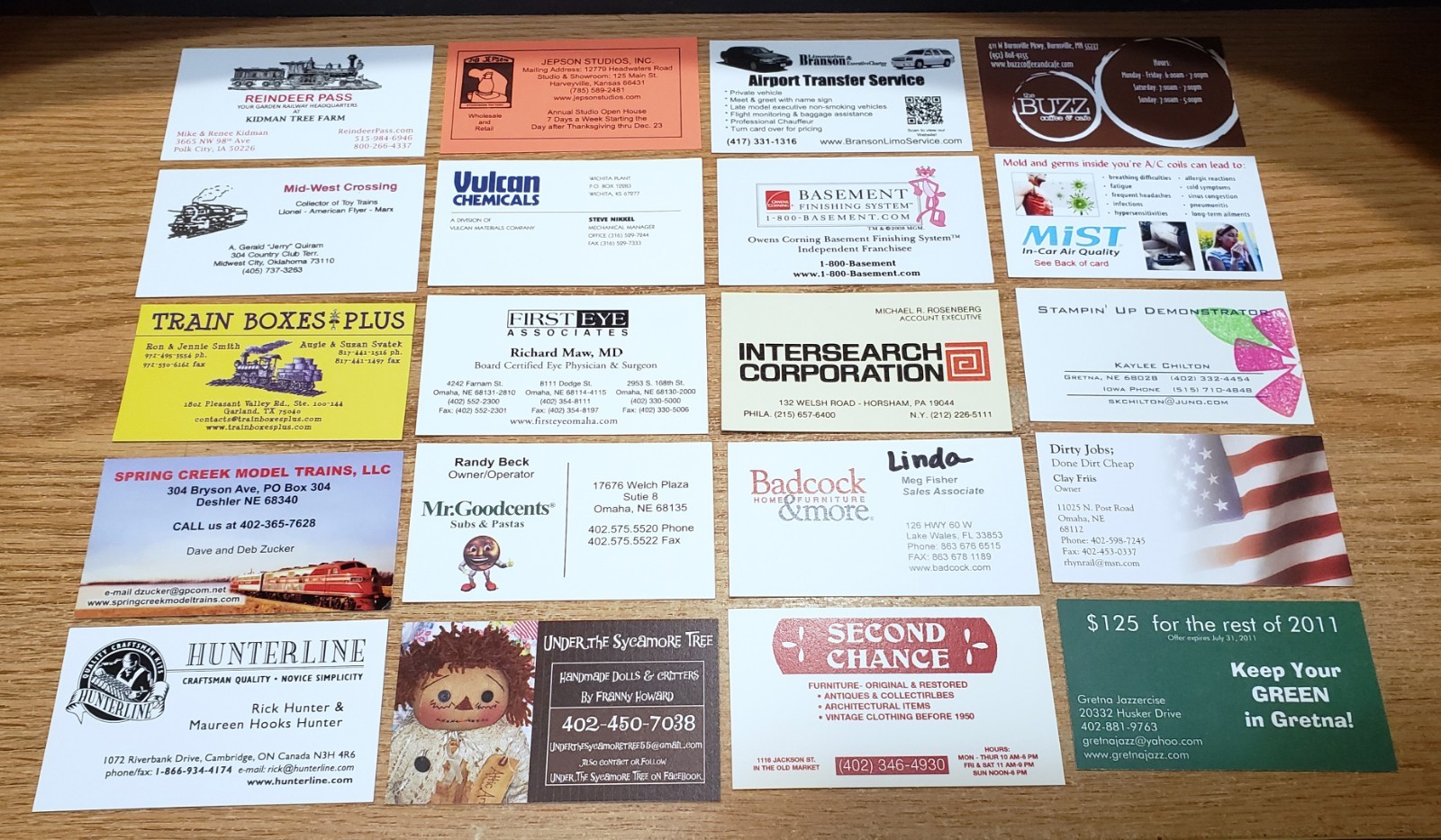 🔥 LOT of 100 MISC. Related BUSINESS CARDS for BUSINESS CARD COLLECTION L5