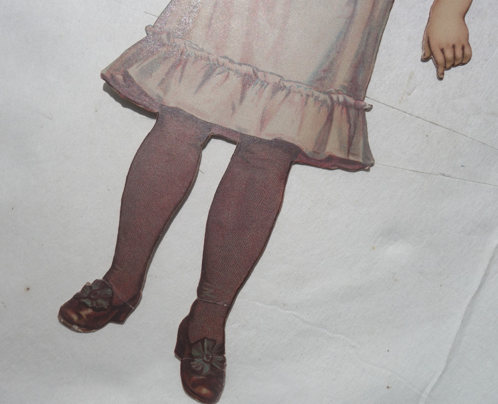 1890s Tuck & Sons Dear Dorothy 13″ Large Paper Doll Complete Artistic 500 9 Pcs.