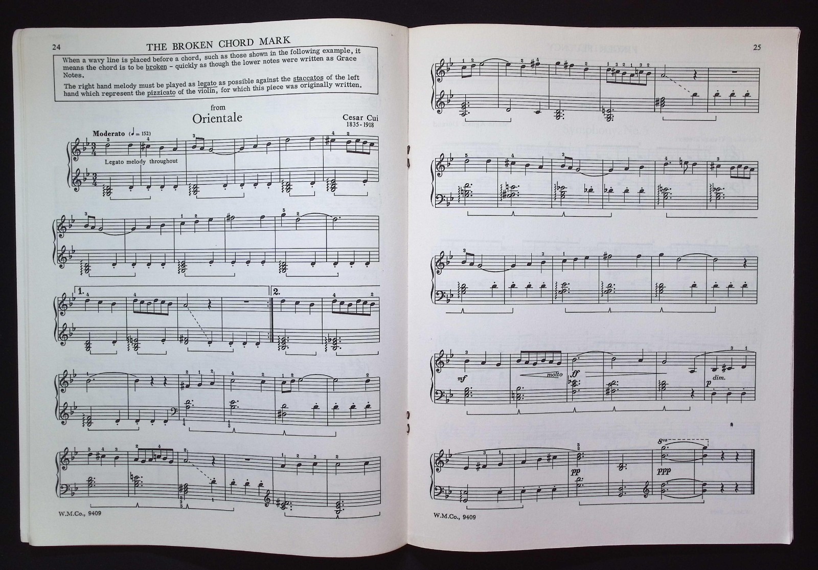 Adult Piano Book II by John Thompson, 1973 The Willis Music Co., W.M.Co. 9409