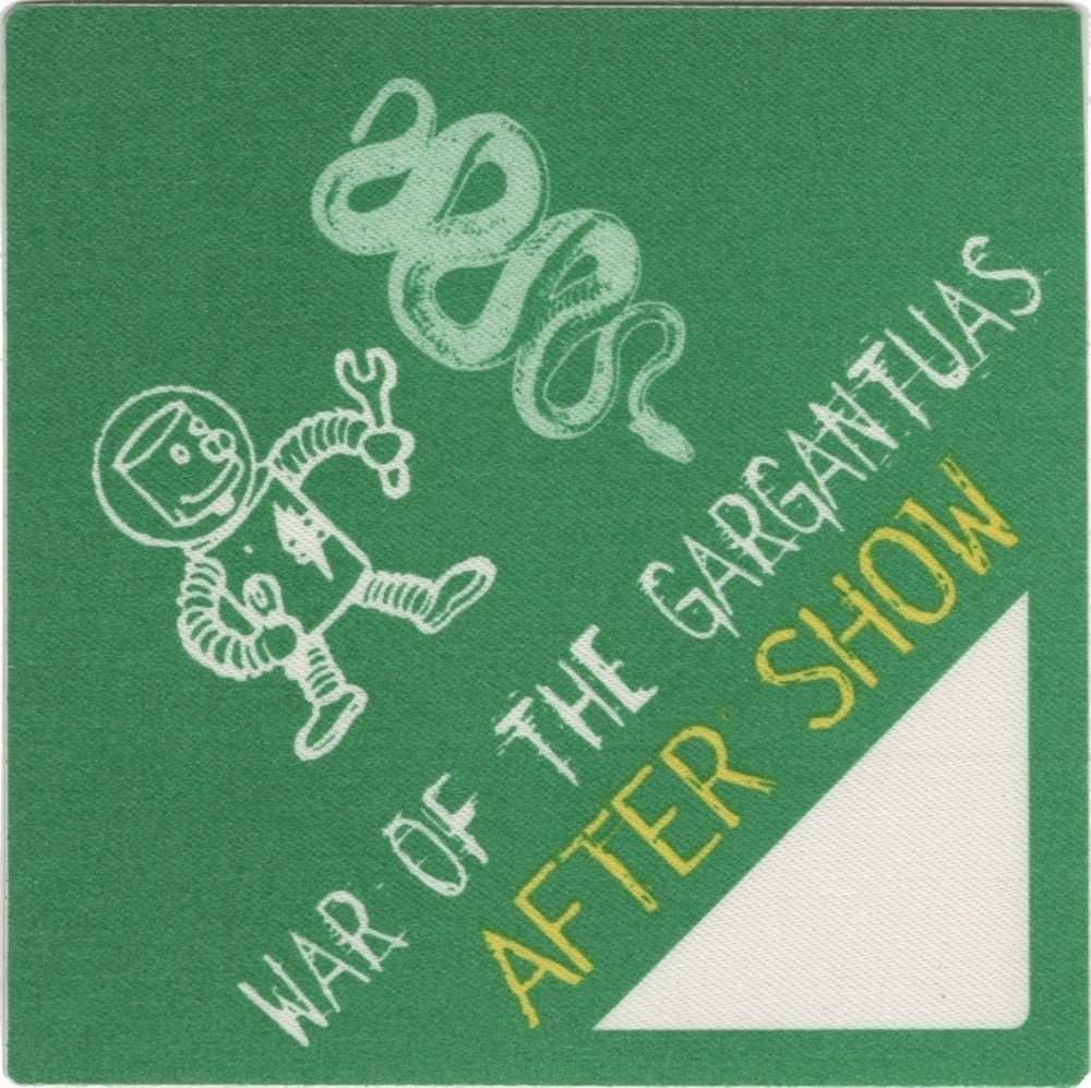 Pantera 1996 Gargantuas concert tour w/ White Zombie After Show Backstage Pass
