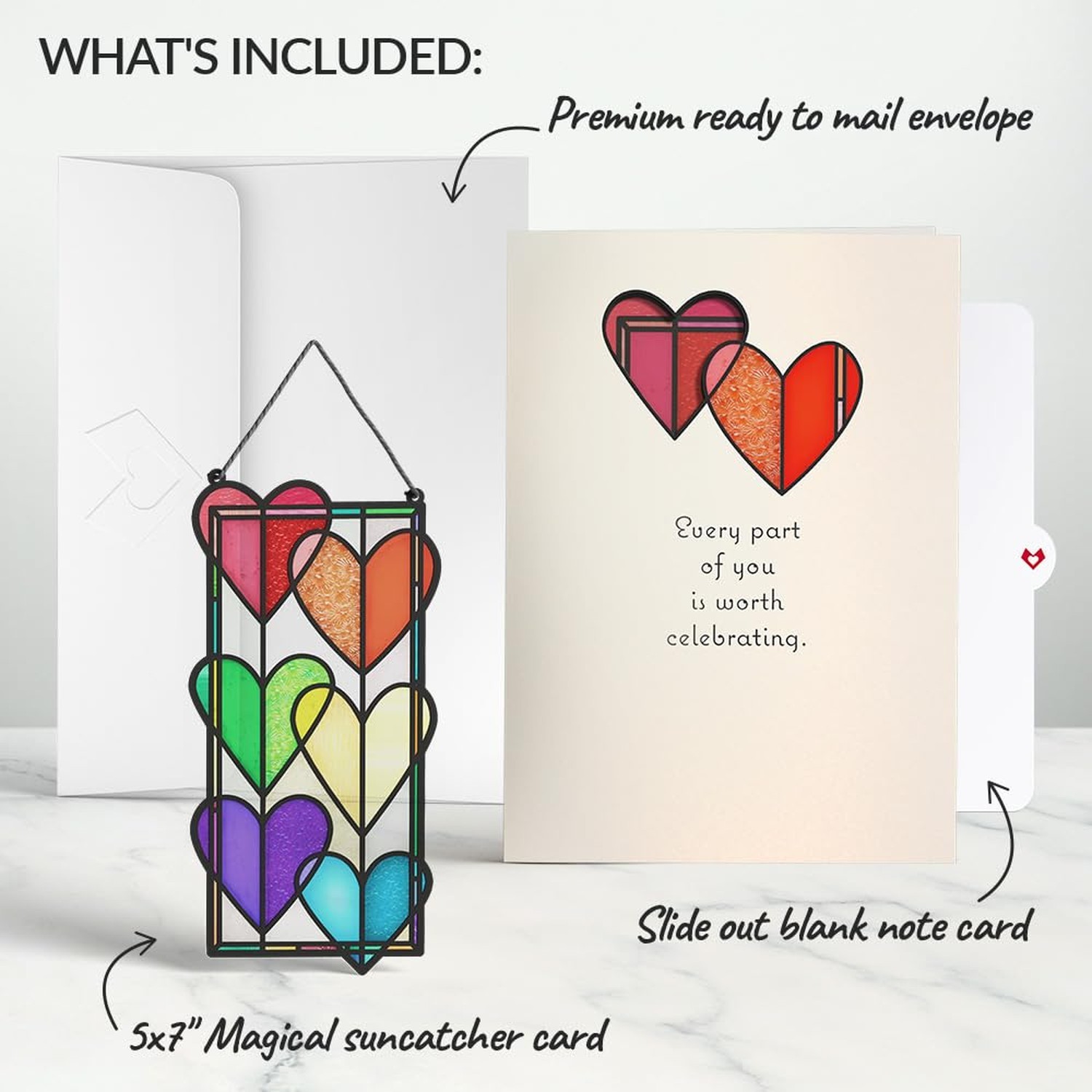Lovepop Pride Month Suncatcher Card for Her and Him – 3D Greeting Cards for B…