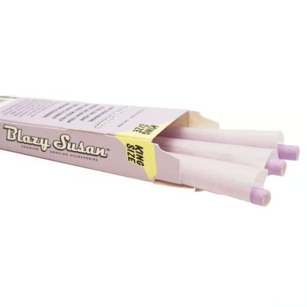 Blazy Susan King Size Purple Pre-Rolled Ultra Thin | 3 Cones Pack Best Price!