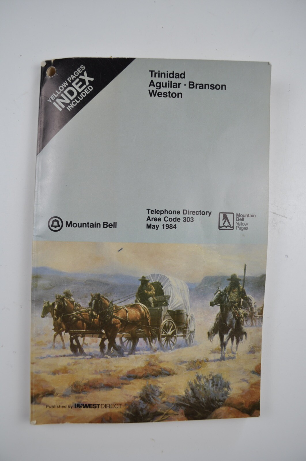 Vintage Phone Book Trinidad Colorado 1984 Mountain Bell Telephone Directory