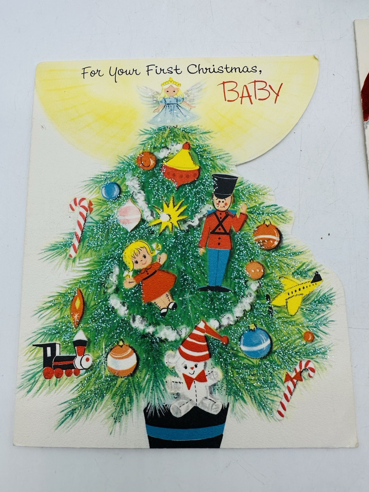 Vintage Baby’s First Christmas Greeting Cards Set of 2