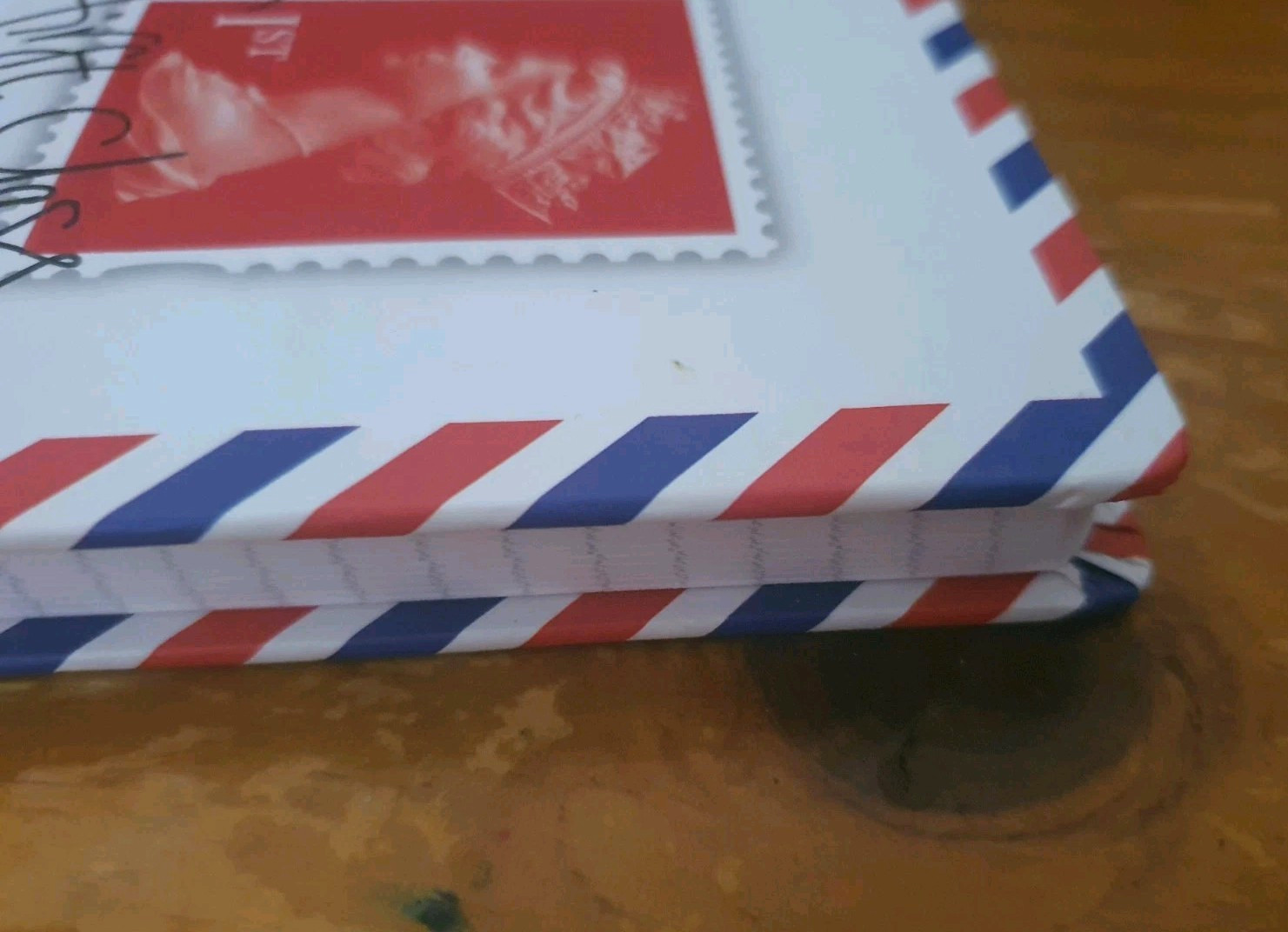 Novelty Gift First Class Queen Letter Stamp Notebook Journal A6 Lined, Like New