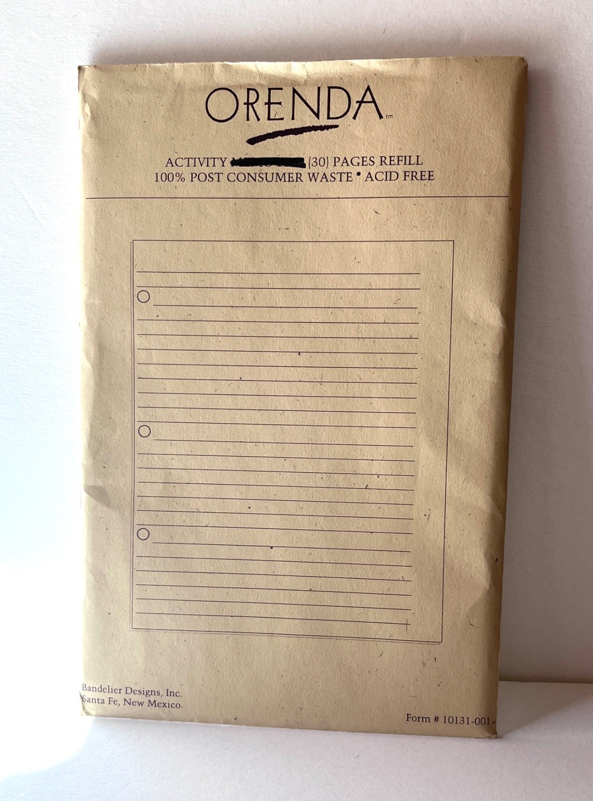 NOS Deadstock VTG 90’s Small 3-ring binder 8 1/2″ x 5 1/2″ Refill Paper Lined*