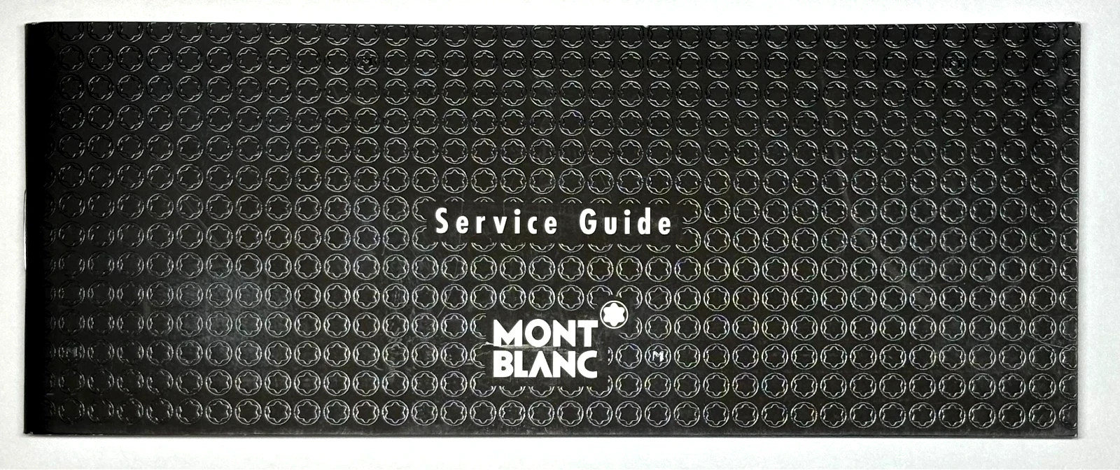 MontBlanc Swiss International Watch Certificate Warranty & Service Guide Booklet