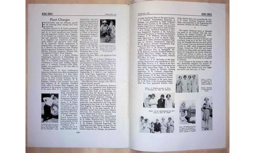 AT & T Long Lines Employee Magazine Bell System Telecom Feb 1930 AT&T Corp.