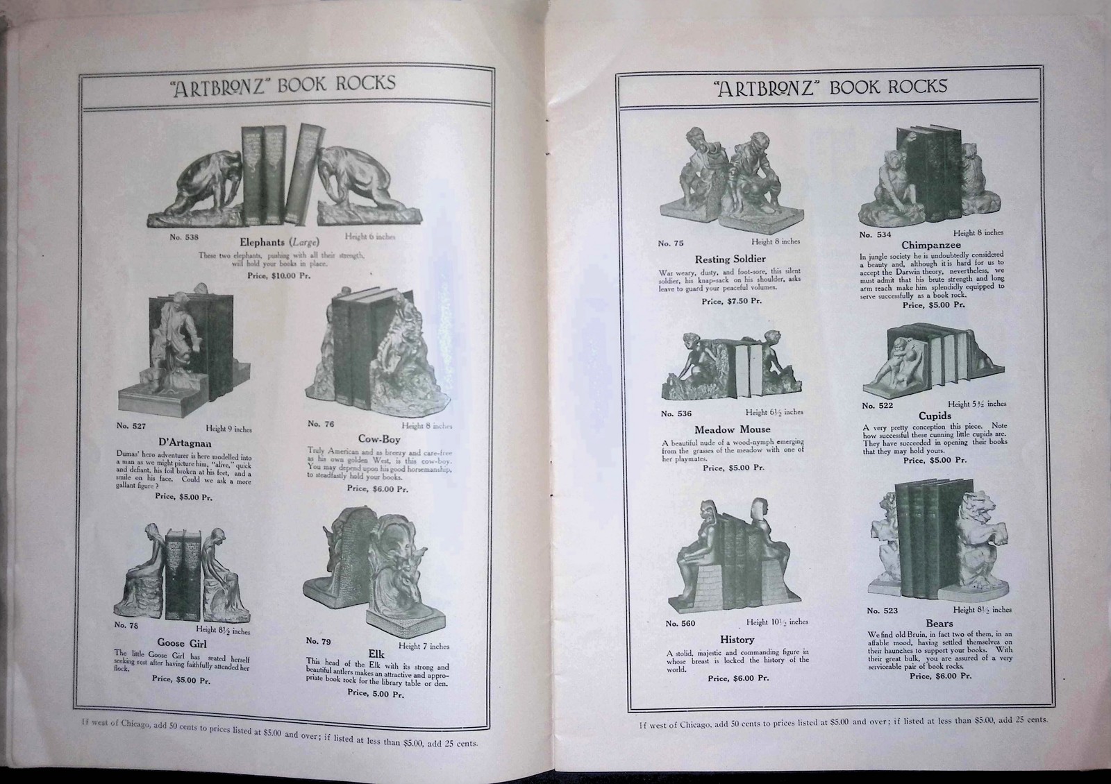 ARTBRONZ Products c1910s-30s Catalog Portables Lamps Kathodion Logo 16pg