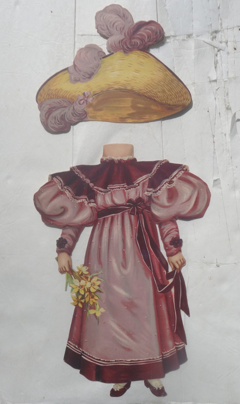 1890s Tuck & Sons Dear Dorothy 13″ Large Paper Doll Complete Artistic 500 9 Pcs.