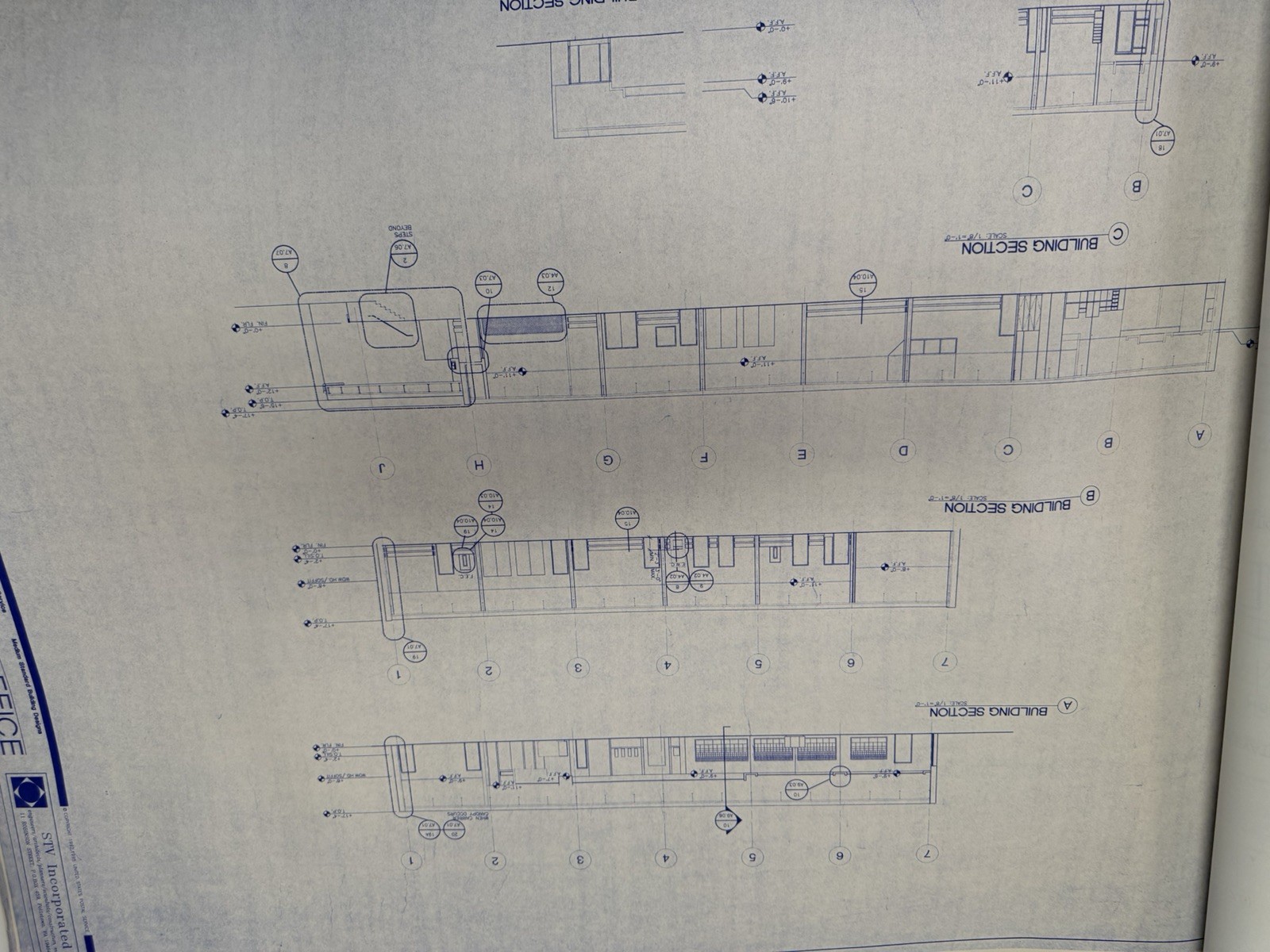 Vintage 1996 USPS post office Blueprint Set – Collegeville, Pa architectural