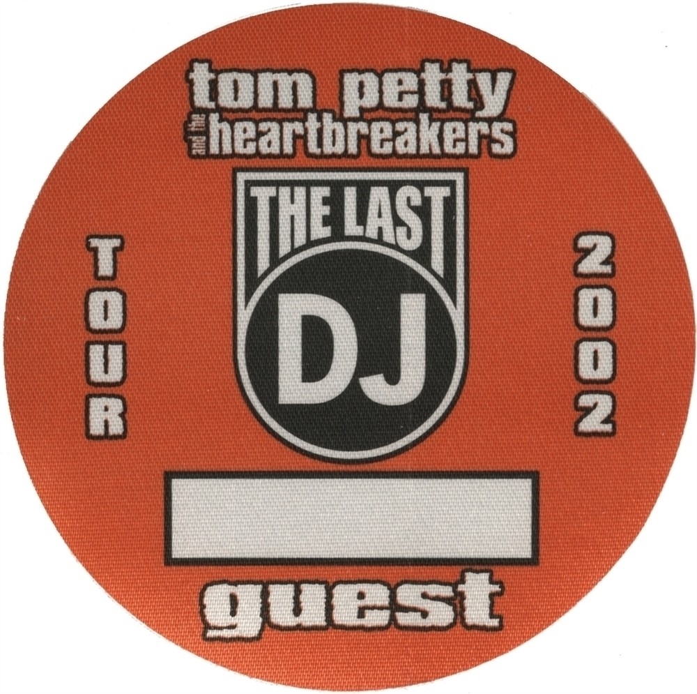 Tom Petty & the Heartbreakers 2002 The Last DJ concert tour Guest Backstage Pass