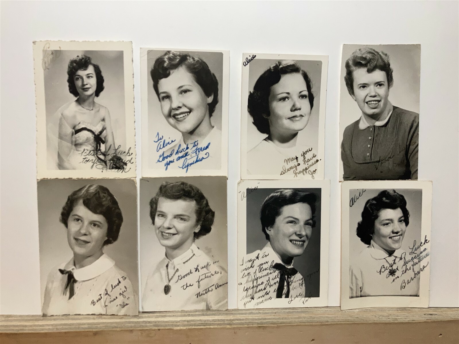 1955 Senior Portraits Frenchtown High School New Jersey NJ Vtg