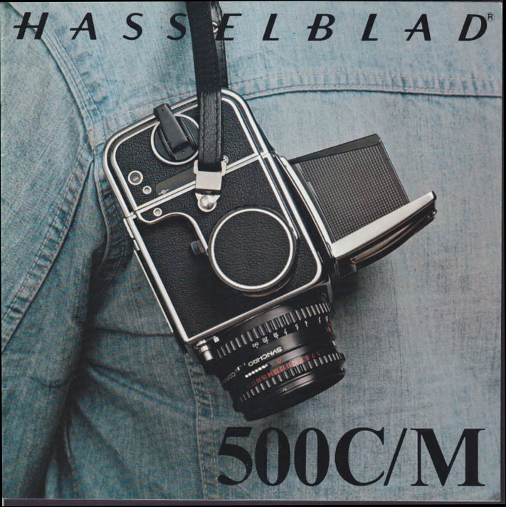 Hasselblad Camera brochure 500C/M 1980