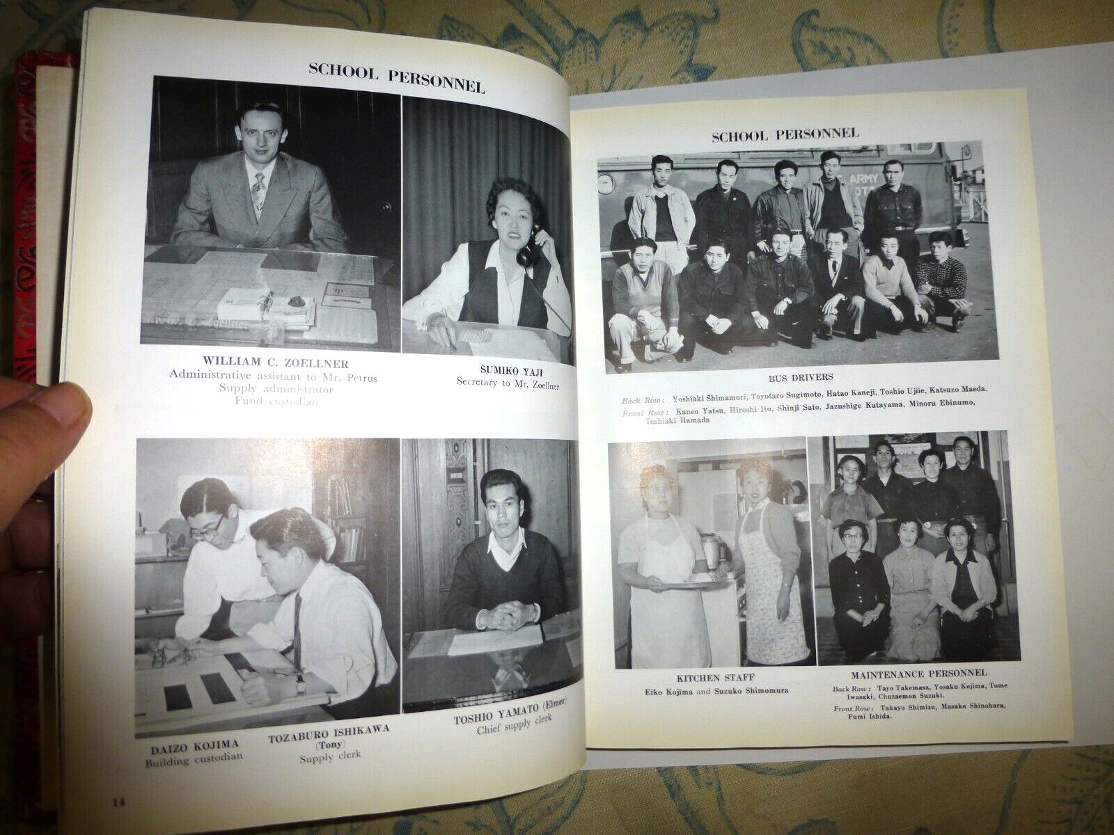 YEARBOOK YOKOHOMA AMERICAN HIGH SCHOOL JAPAN YO HI ANNUAL 1958 BEACH NEGUCHI