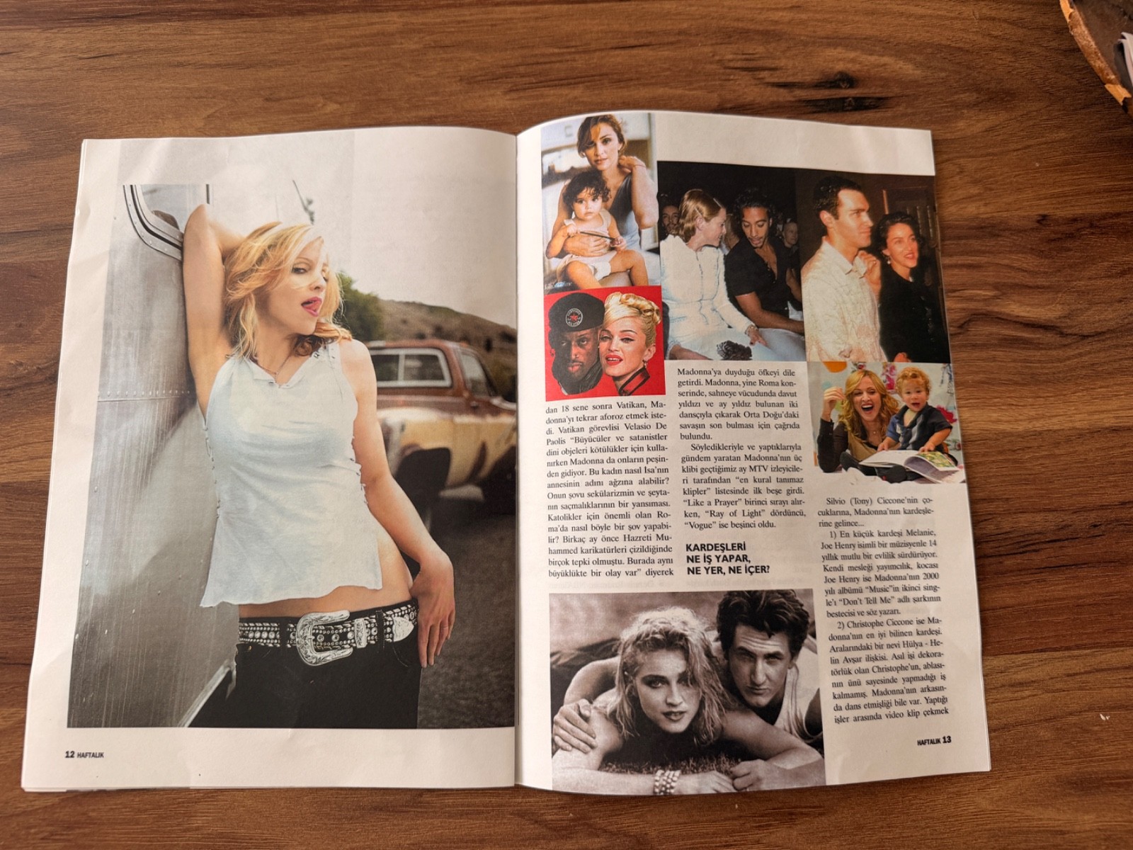 Madonna Turkish Biography Magazine Rare Maxi Supplement 2000s Collector Issue