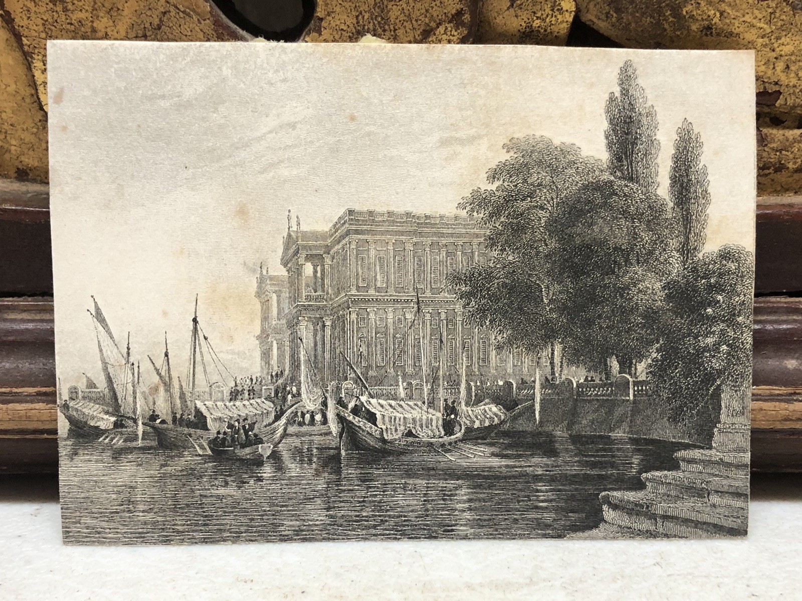 Antique Engraving of Venice Italy – L11