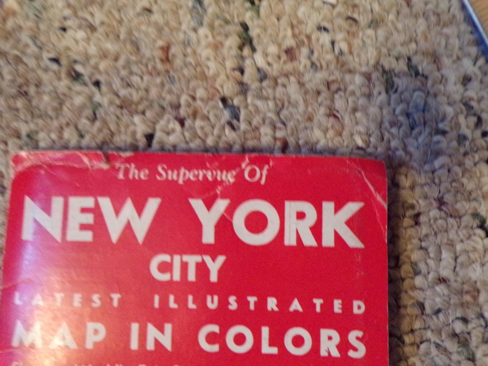1938 New York City Illustrated Map World’s Fair Site Street Index Transportation