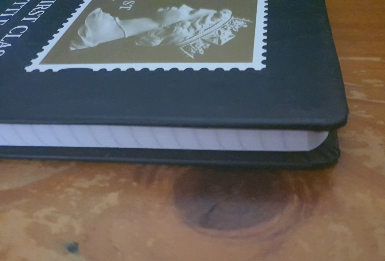 Novelty Gift First Class Little Black Book Notebook A6 Lined – Queen – Like New