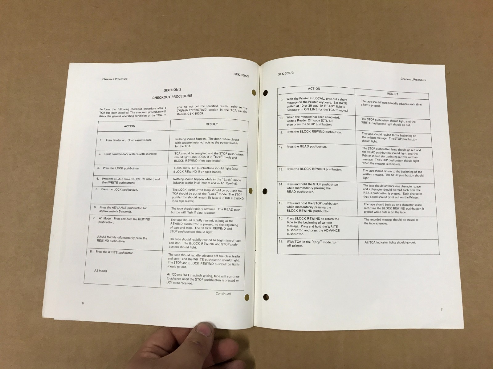 Vintage General Electric TermiNet Cassette Accessory – Instructions