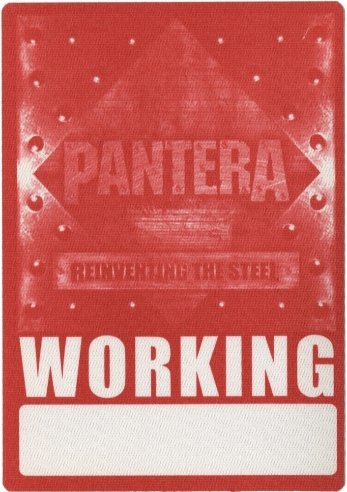 Pantera 2000 Reinventing the Steel concert tour Working Backstage Pass