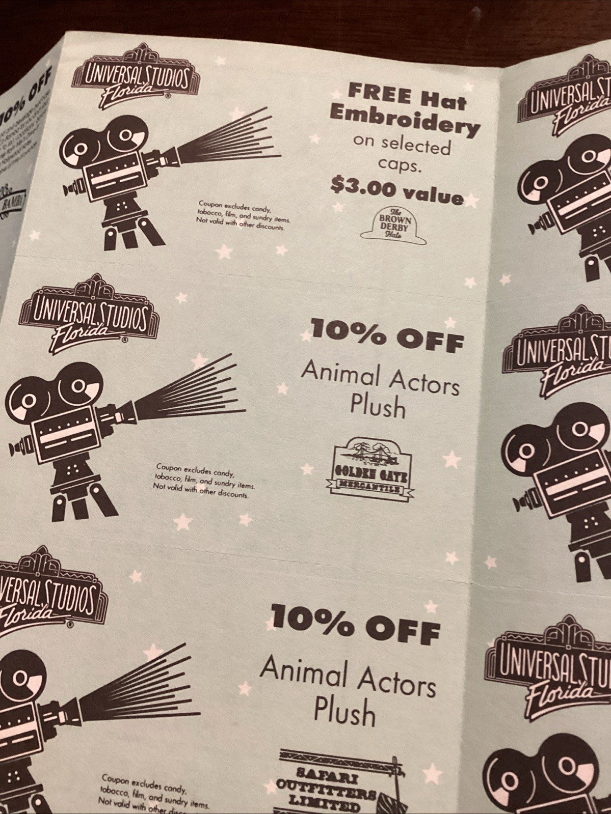 Universal Studios Coupon Book 1991 Early Discounts Rare