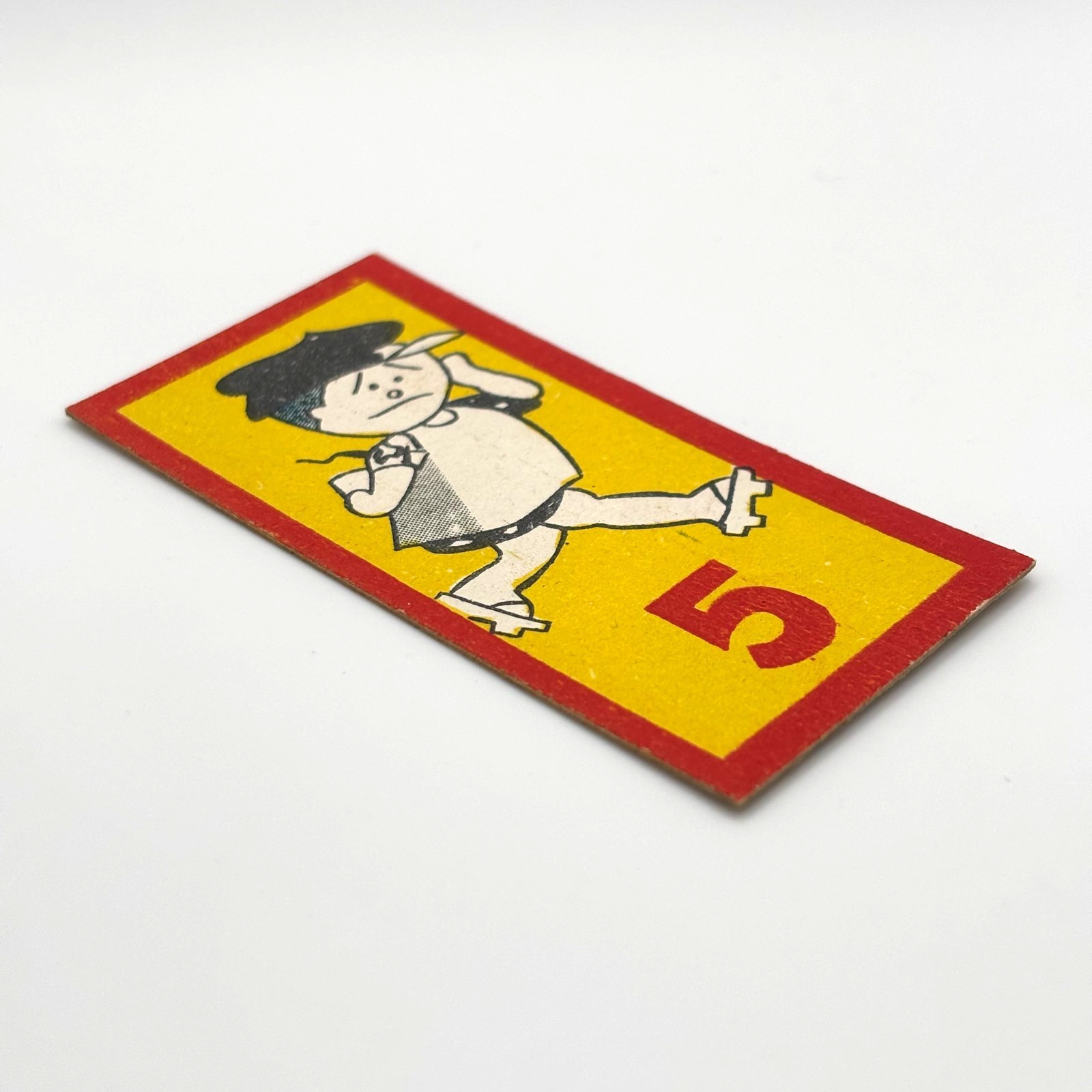Vintage Japanese Menko Point Card Early Showa Era Original Illustration Paper