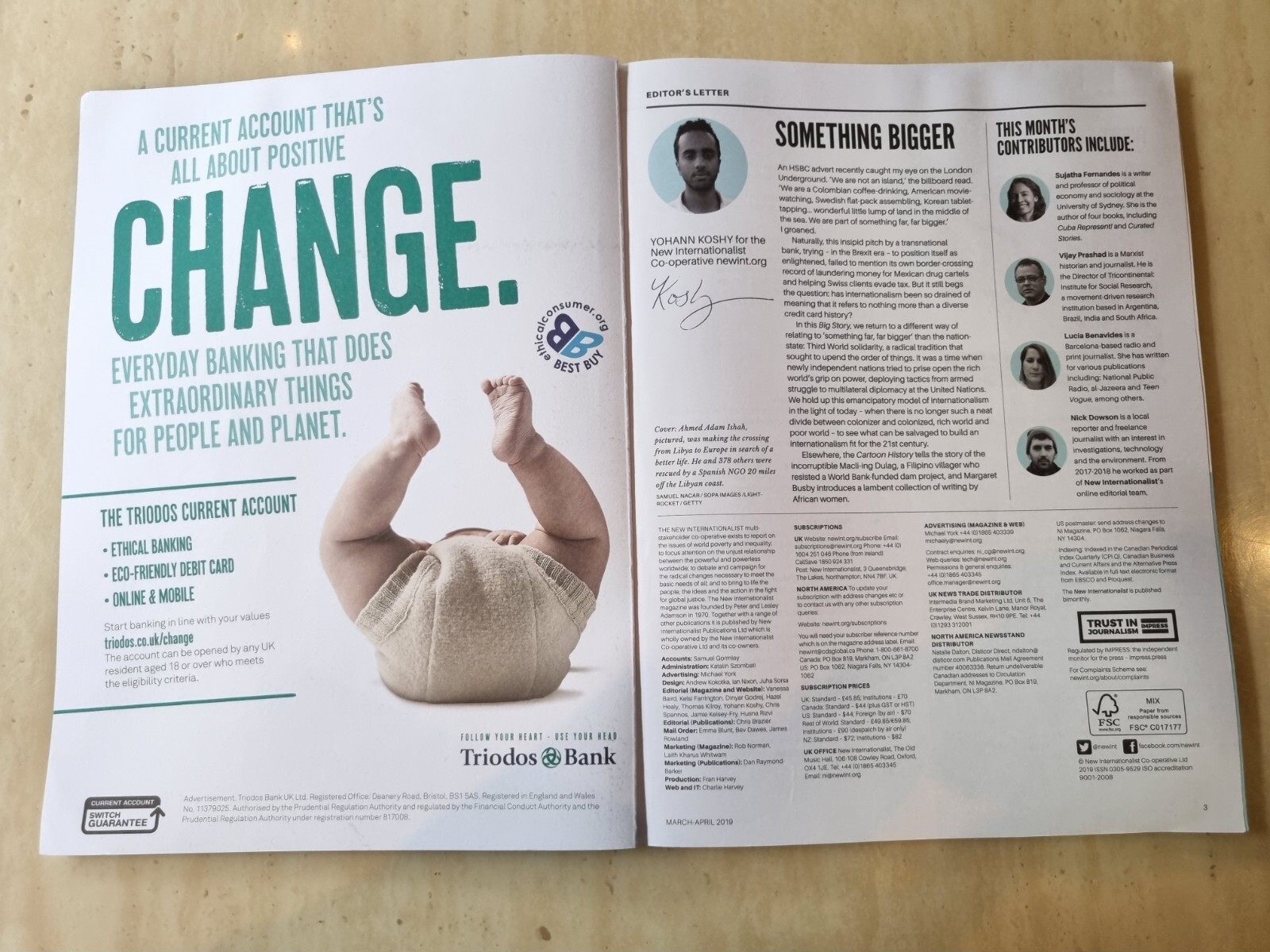 New Internationalist Magazine Building A New Internationalism March/April 2019