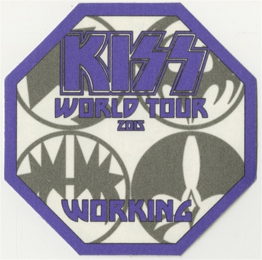 KISS 2012 Monster concert tour collectible Working Crew Backstage Pass