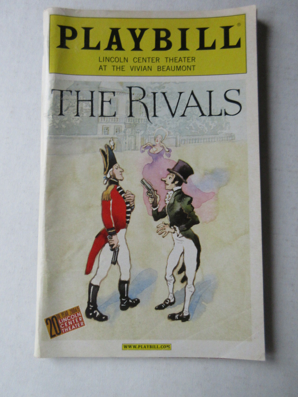 PLAYBILL – THE RIVALS December 2004 New York LINCOLN CENTER THEATRE broadway
