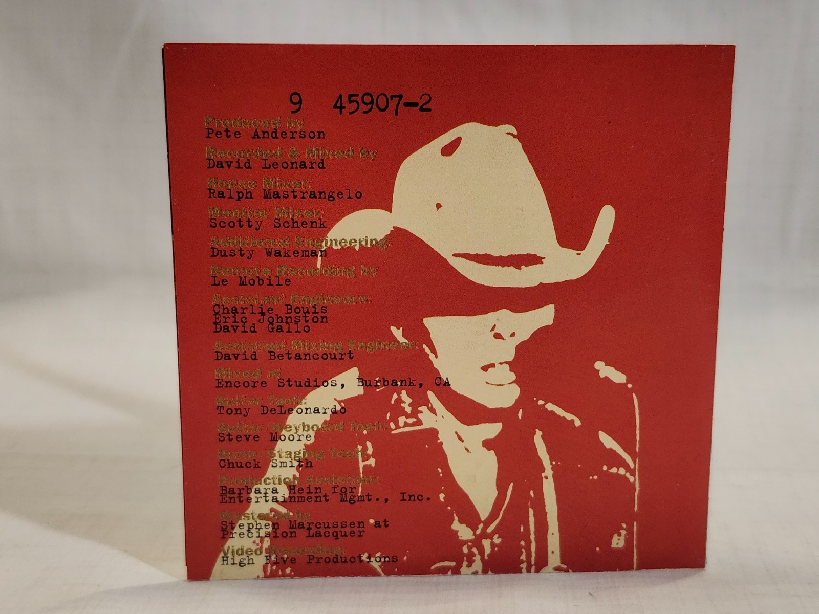 Dwight Yoakam Live 1995 CD Front Insert Cover Artwork Booklet ONLY
