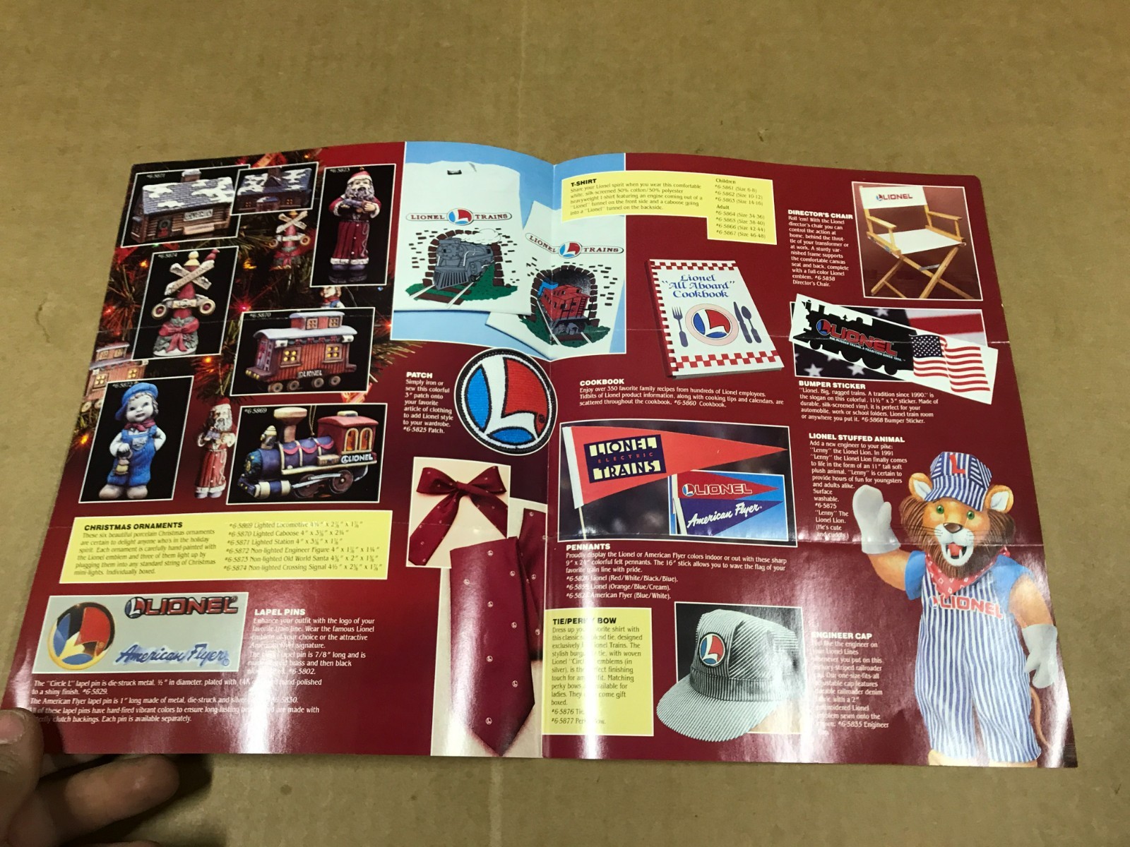 Vintage 1991 Lionel SideTracks Keepsakes Brochure