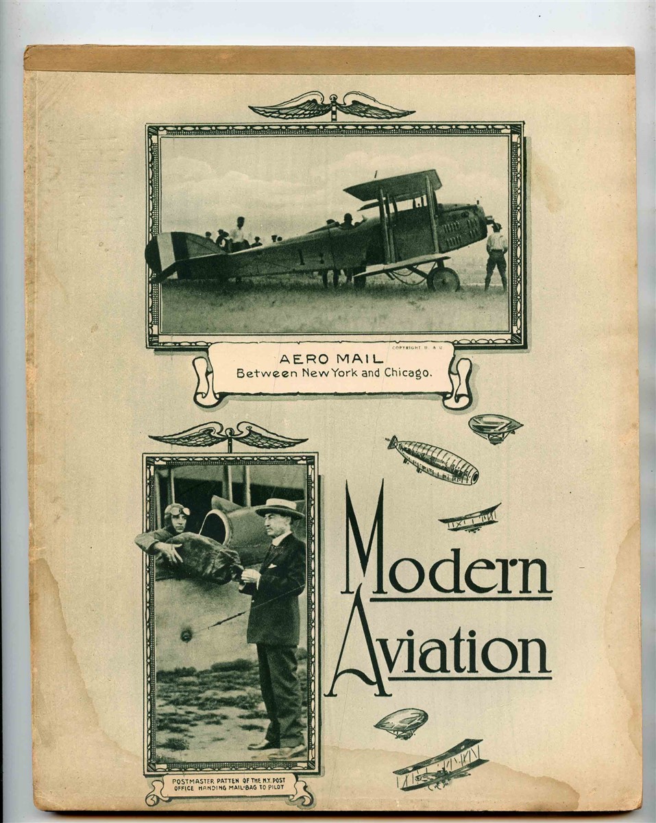 3 Modern Aviation Lined Vintage Writing Tablets Aero Mail Vikers Vimy Rolls