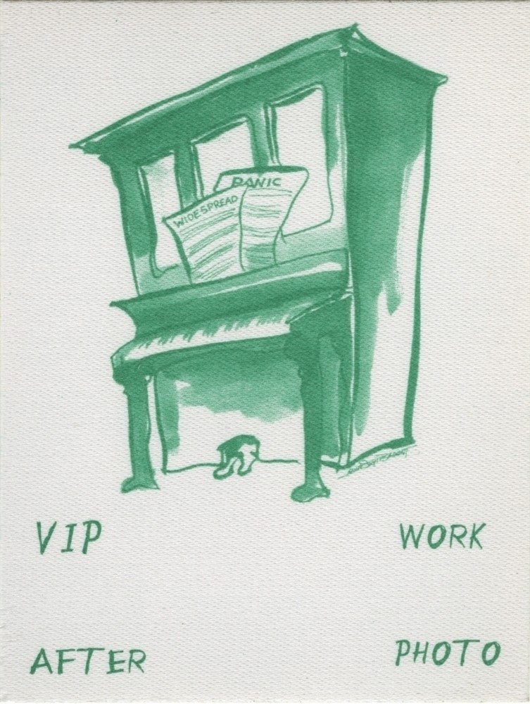 Widespread Panic 1996 Spring concert tour VIP Band Guest Backstage Pass